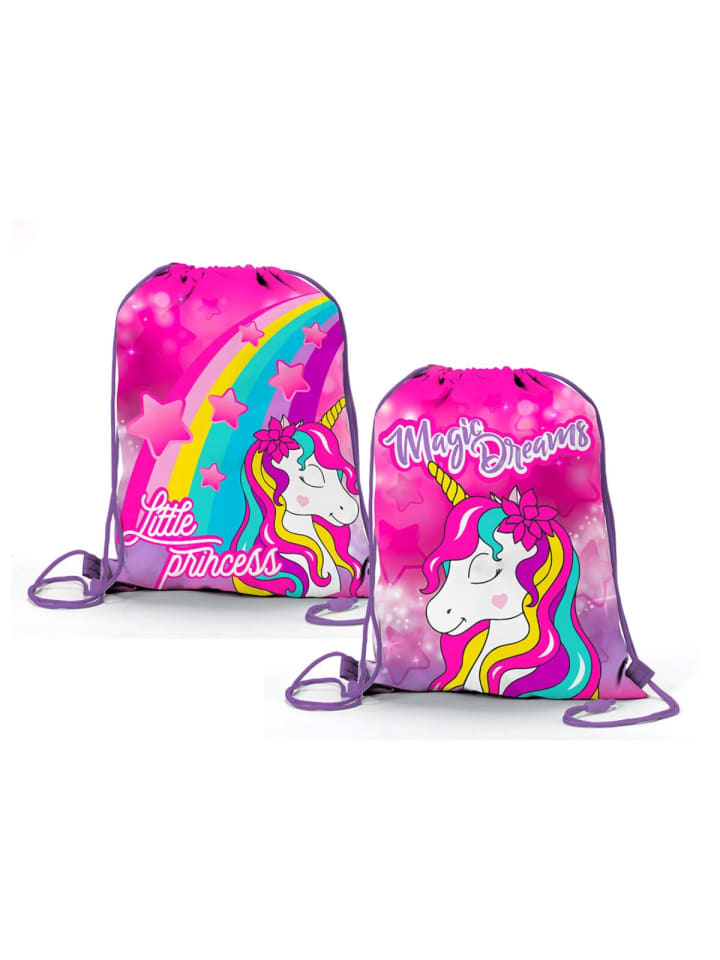 Unicorn Unicorn Turnbeutel – Zauberhafter Sportbeutel für Kinder in Rosa günstig kaufen onesize
