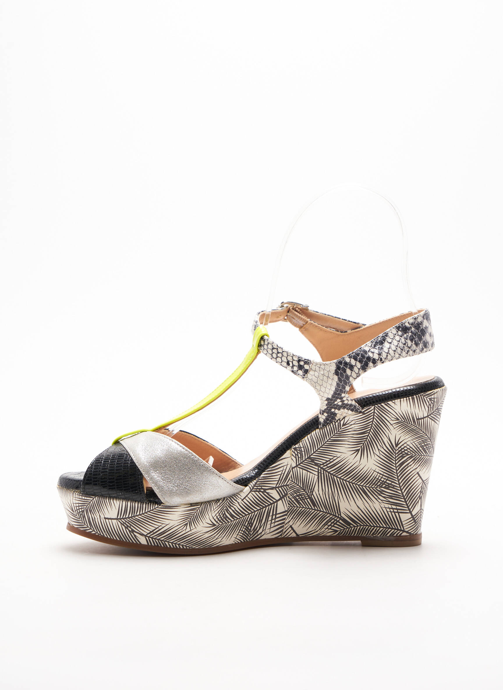 Creatis Sandales Nu Pieds Femme couleur jaune
