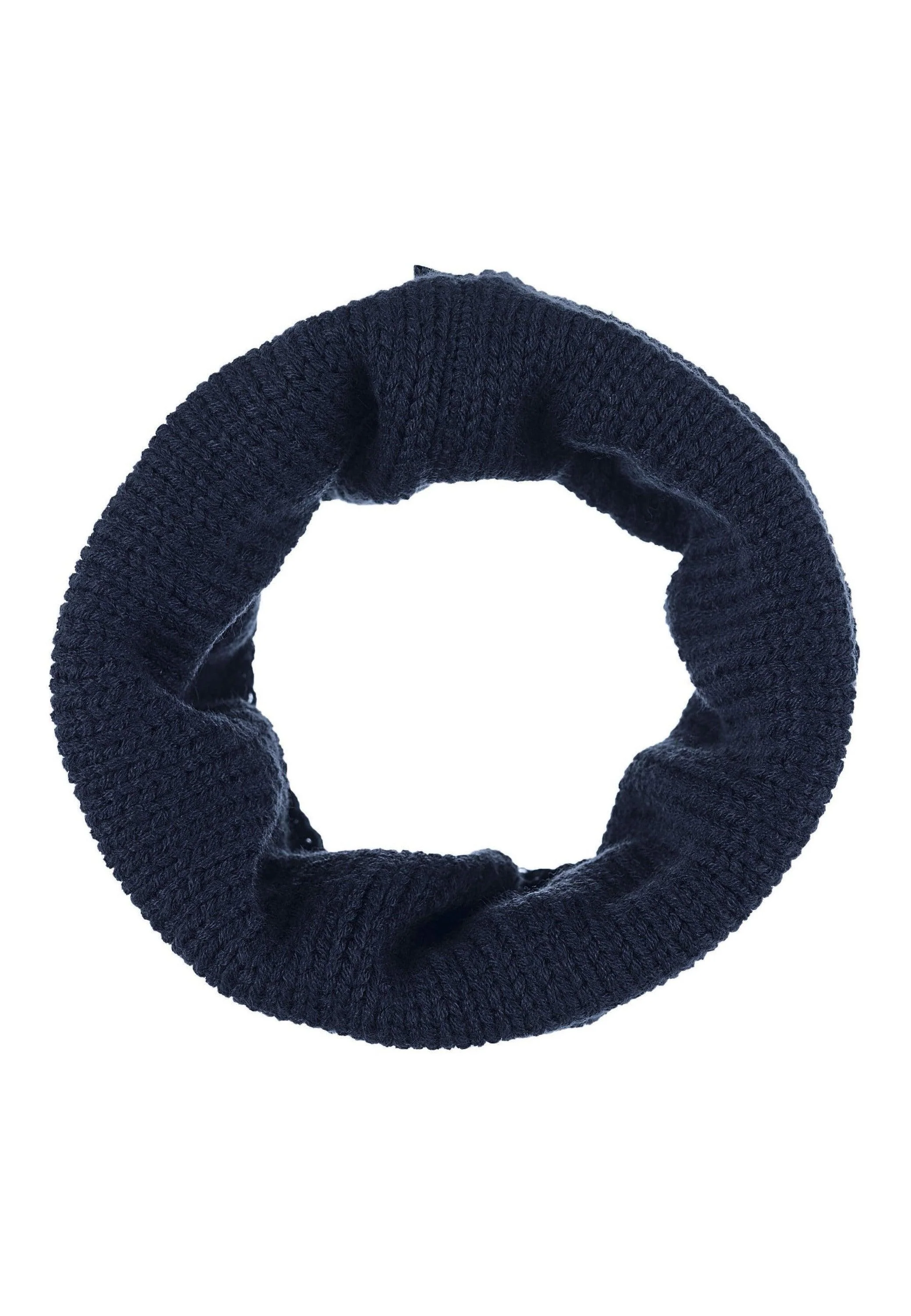 Strick-Schlupfschal glatt, mit Microfleece Futter