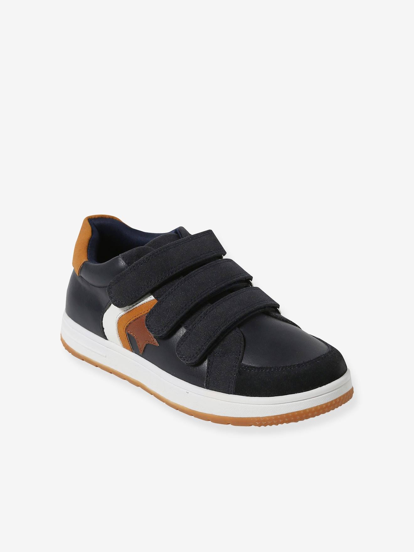 Vertbaudet Kinder Klett-Sneakers - marine