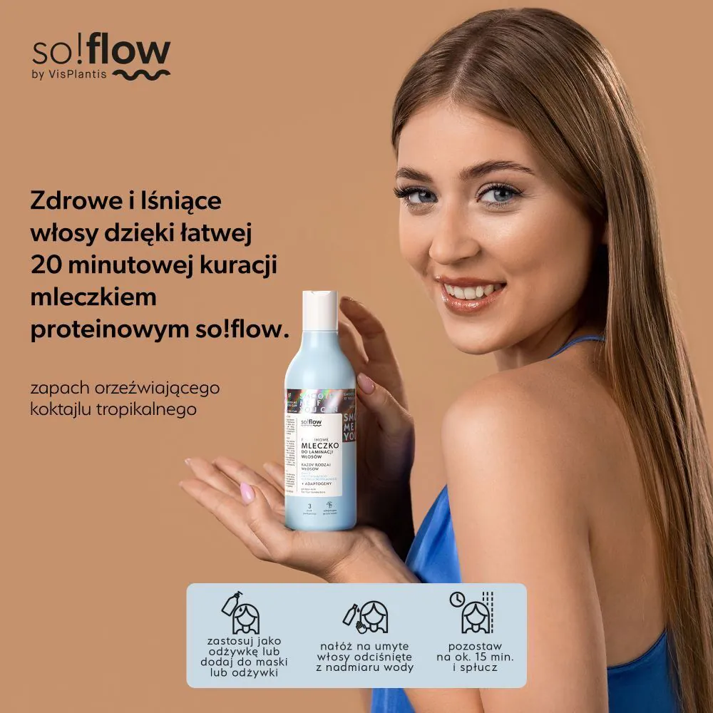So!Flow протеинско млеко за ламинирање косе