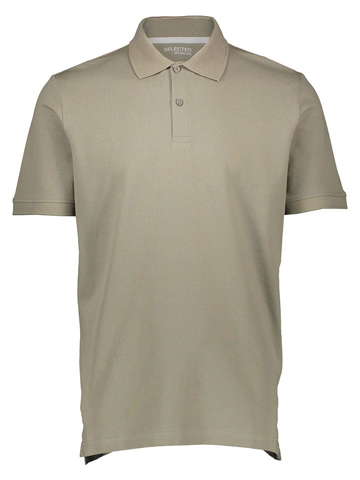 SELECTED HOMME Poloshirt in Beige günstig kaufen