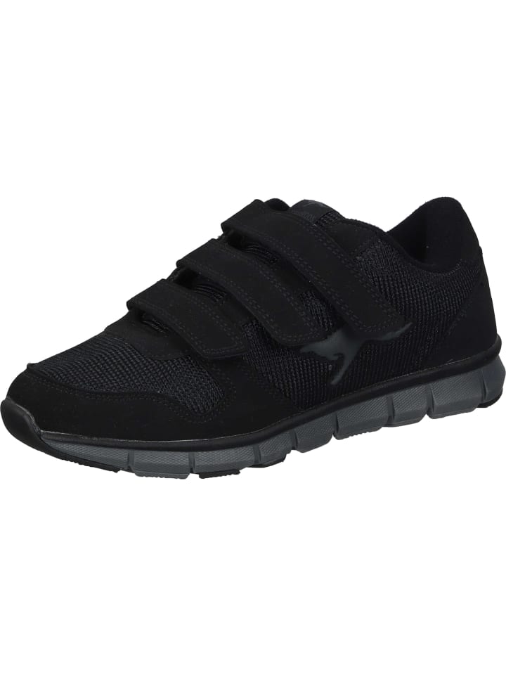 Kangaroos Klettverschluss-Schuhe in black/dk grey günstig kaufen