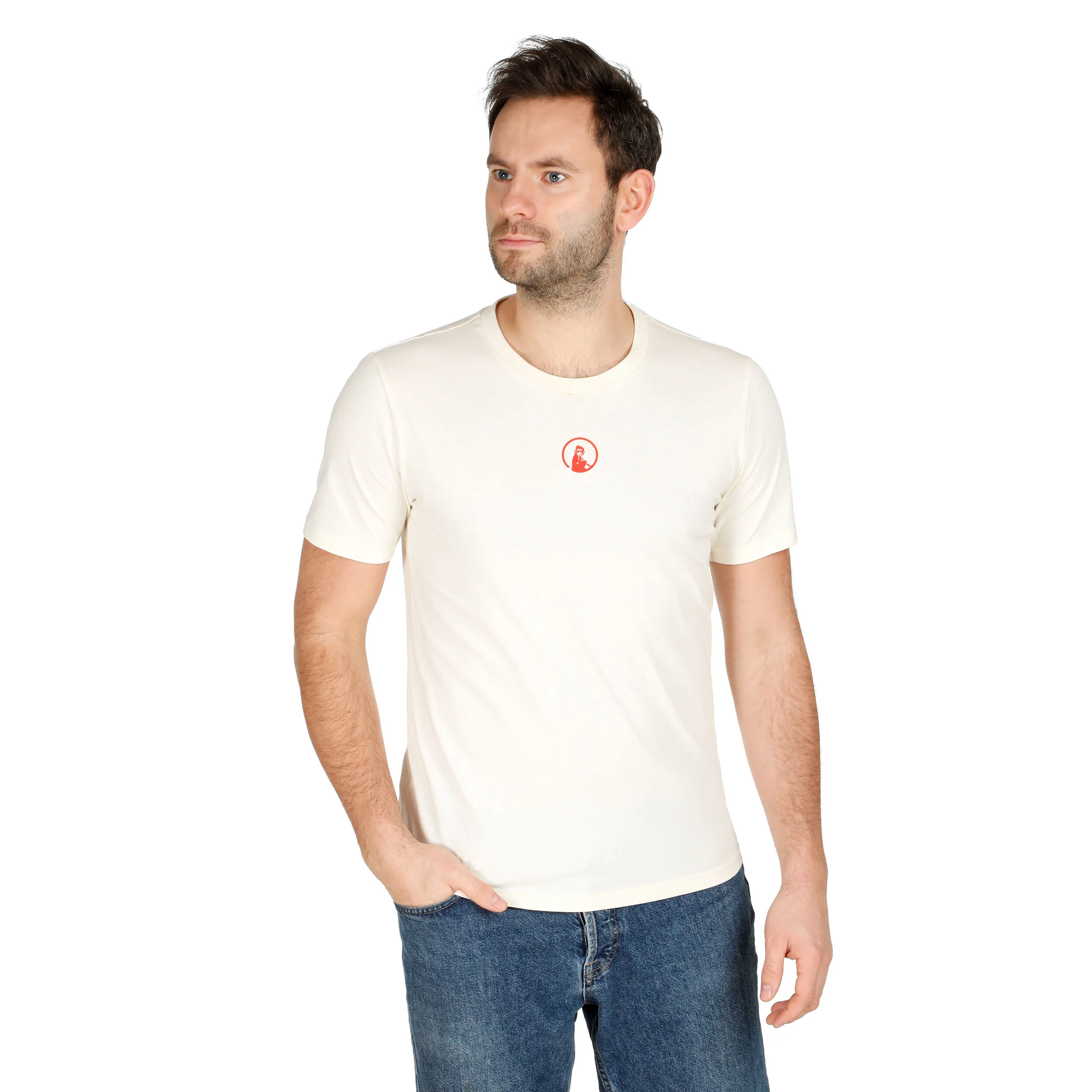 Crossroad Sketchy T-Shirt Herren - Weiß, Mehrfarbig