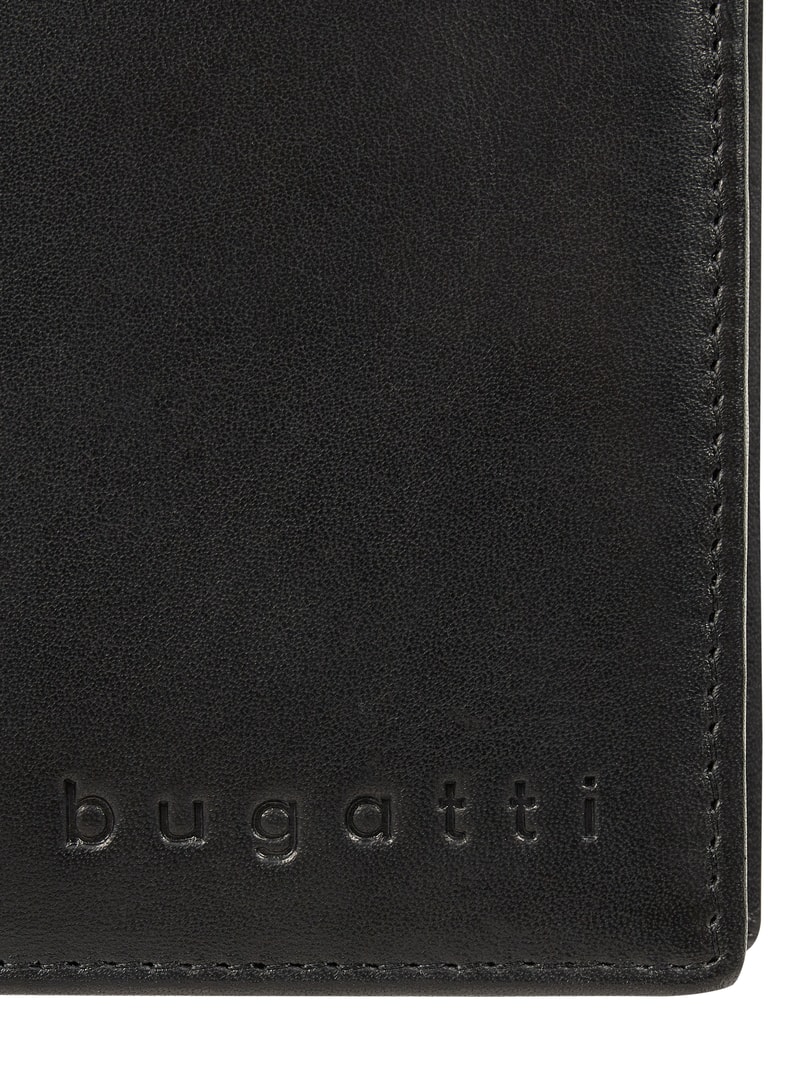 Portemonnaie aus Leder Modell 'Primo' - RFID-blocking in schwarz