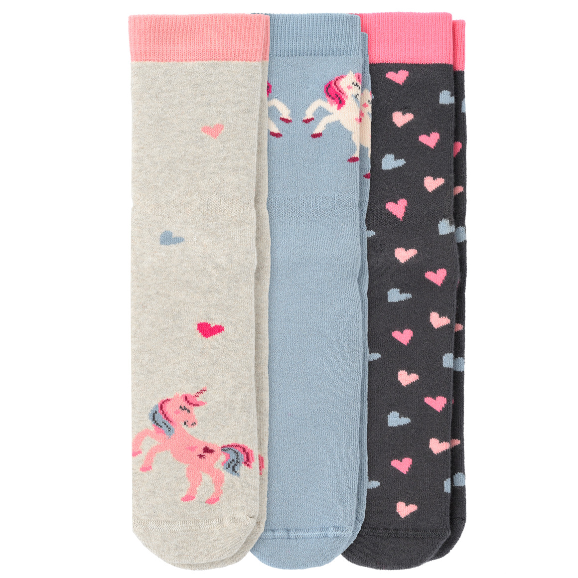 3 Paar Mädchen Frotteesocken im Set