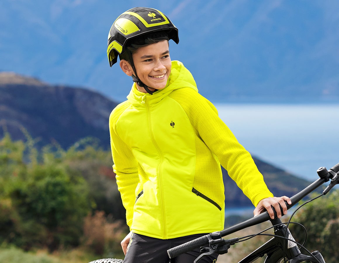 Hybrid Kapuzenstrickjacke e.s.trail, Kinder