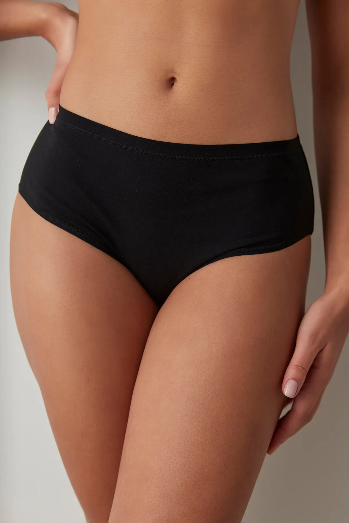 Penti  Schwarzes Fresh Basic Cover Slip Höschen