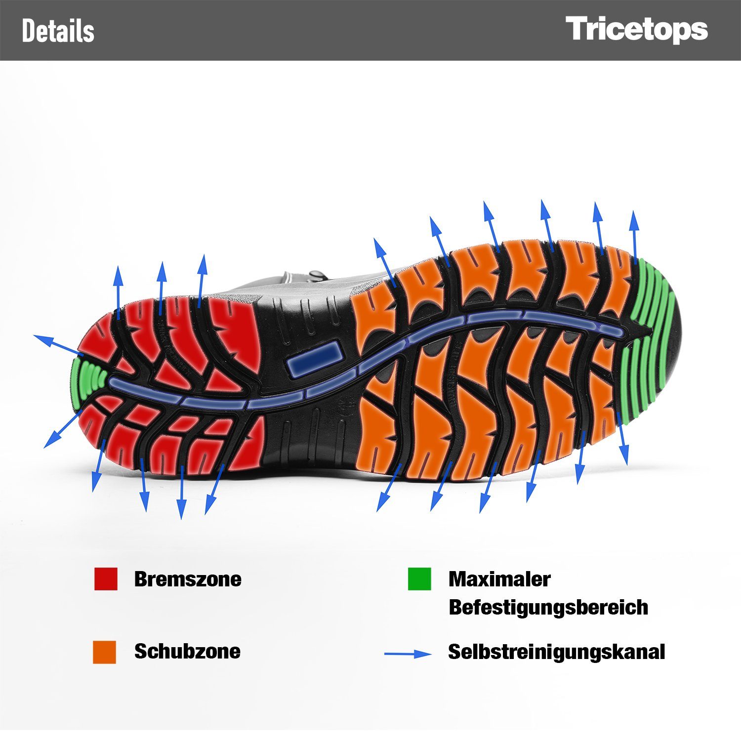 Tricetops TS758H Sicherheitsschuhe S3 Arbeitsschuhe Herren Sicherheitsschuh