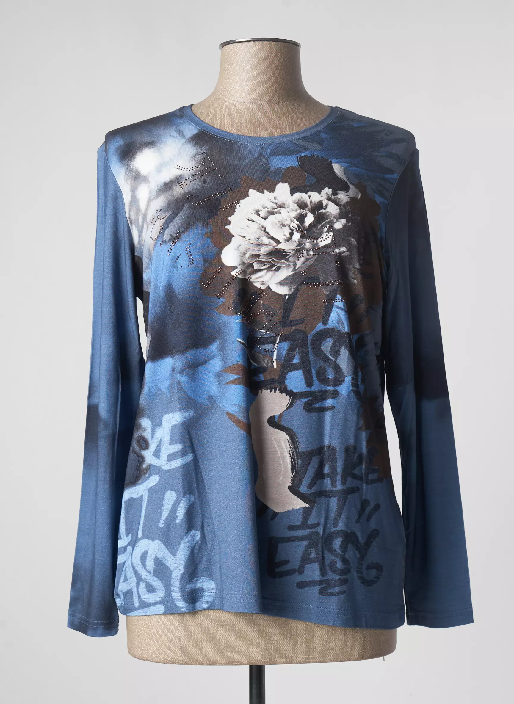 Hajo Tshirts Femme couleur bleu