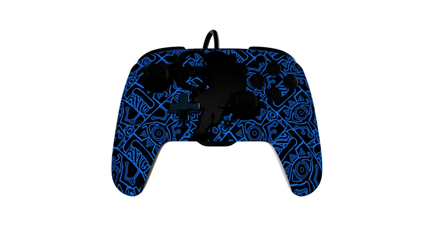 Nintendo Switch Sheikah Shoot Rematch Glow kabelgebundener Controller für Nintendo Switch, Nintendo Switch - OLED Model