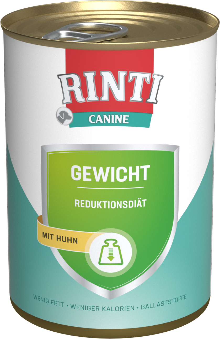 RINTI Hundenassfutter RINTI Canine Gewicht Huhn 12x400g