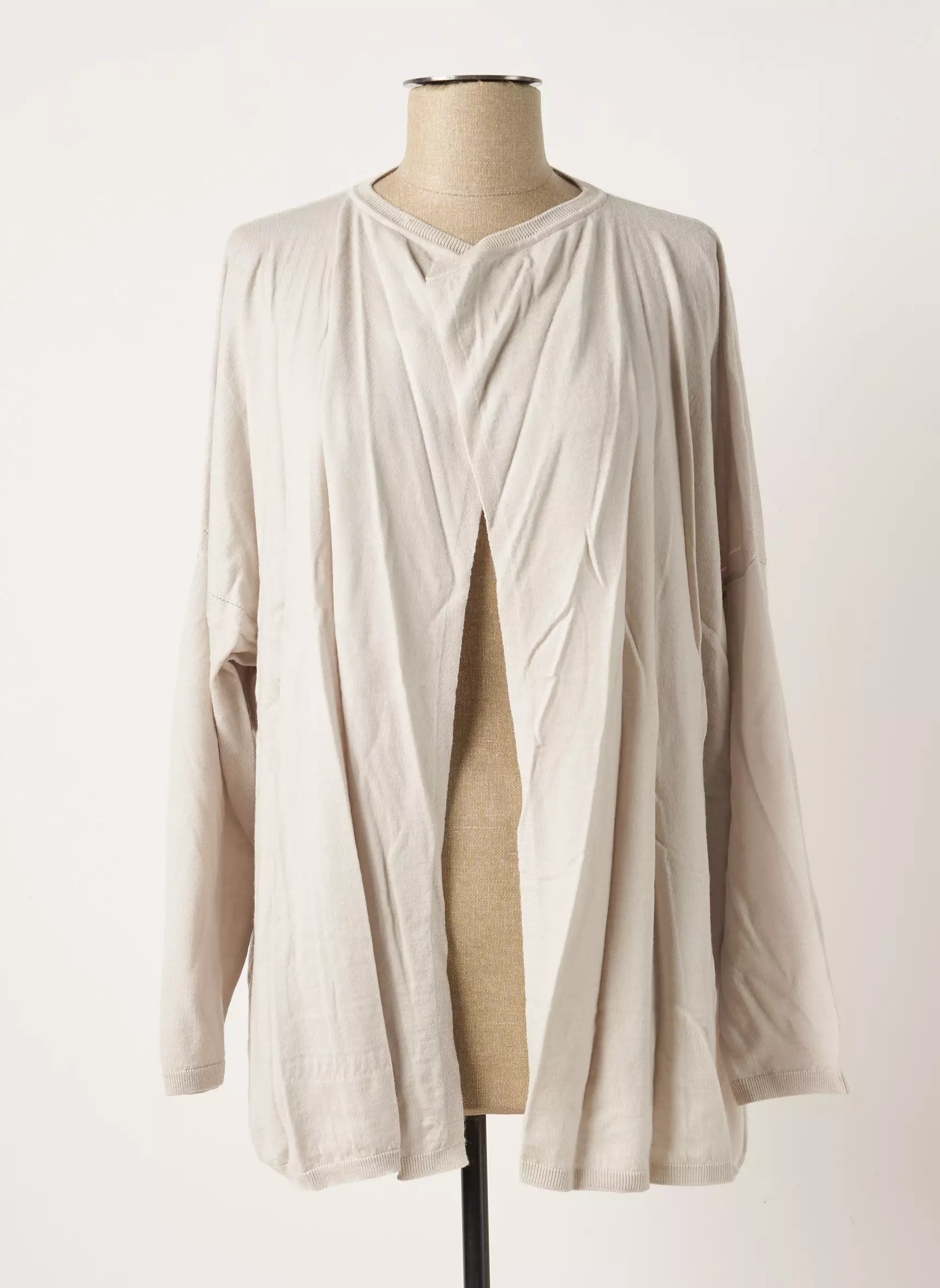 Poles Cardigans Femme couleur gris