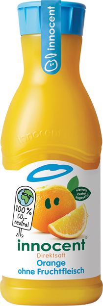 Innocent Orangensaft ohne Fruchtfleisch