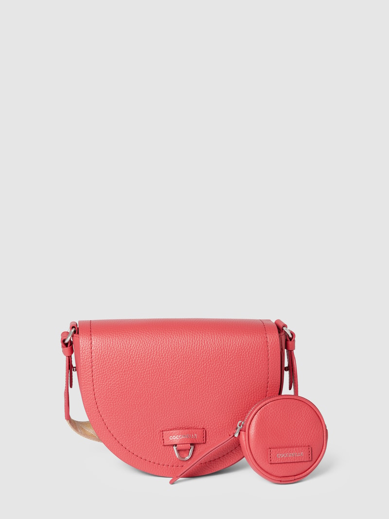 Saddle Bag mit Label-Detail Modell 'BLAIRE' in koralle