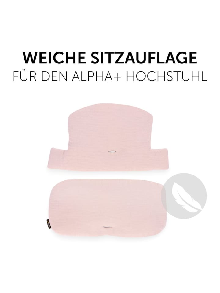 Hauck Sitzkissen / Hochstuhlauflage für Alpha Hochstuhl - in rosa günstig kaufen onesize