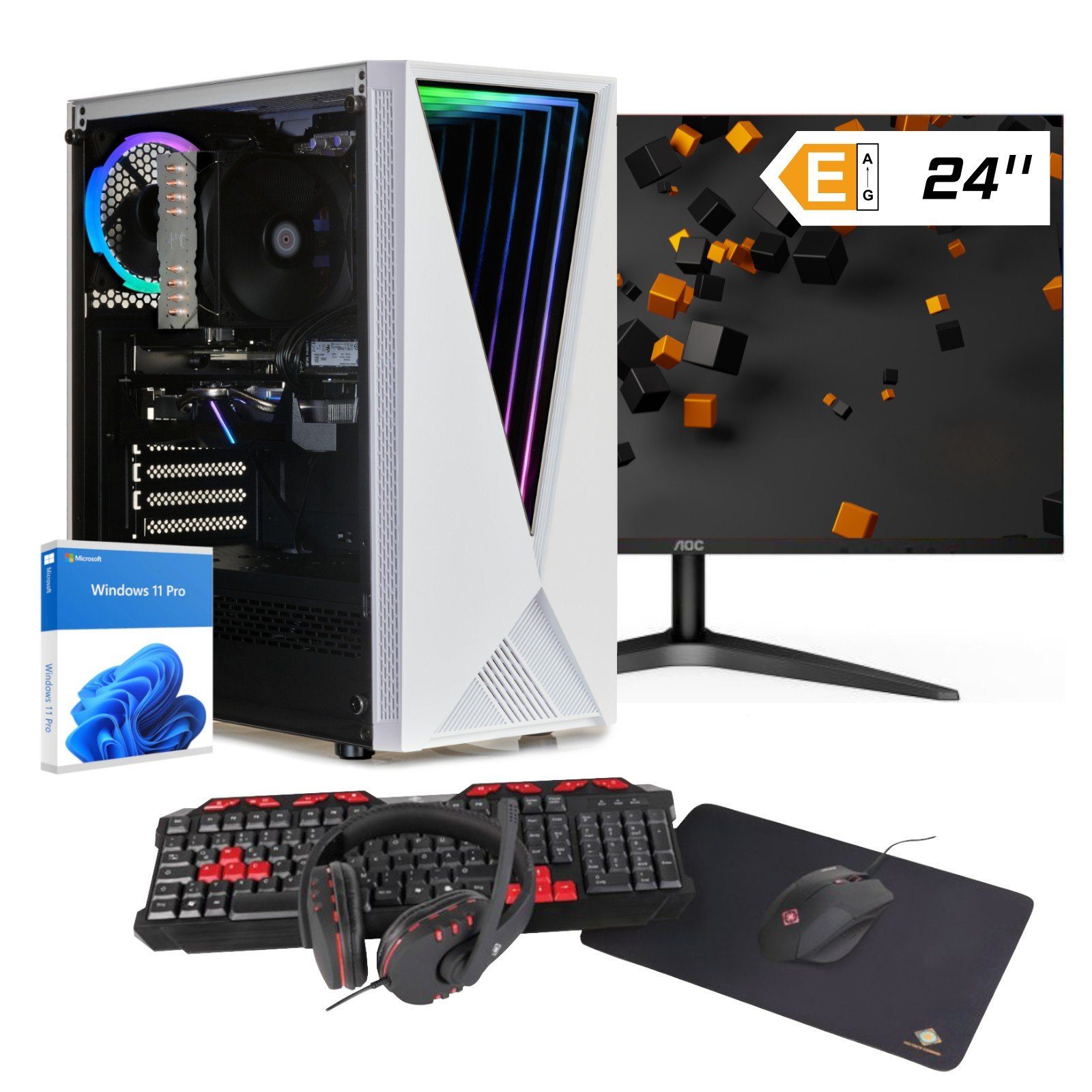 dcl24.de RGB Gaming-PC-Komplettsystem (23,60