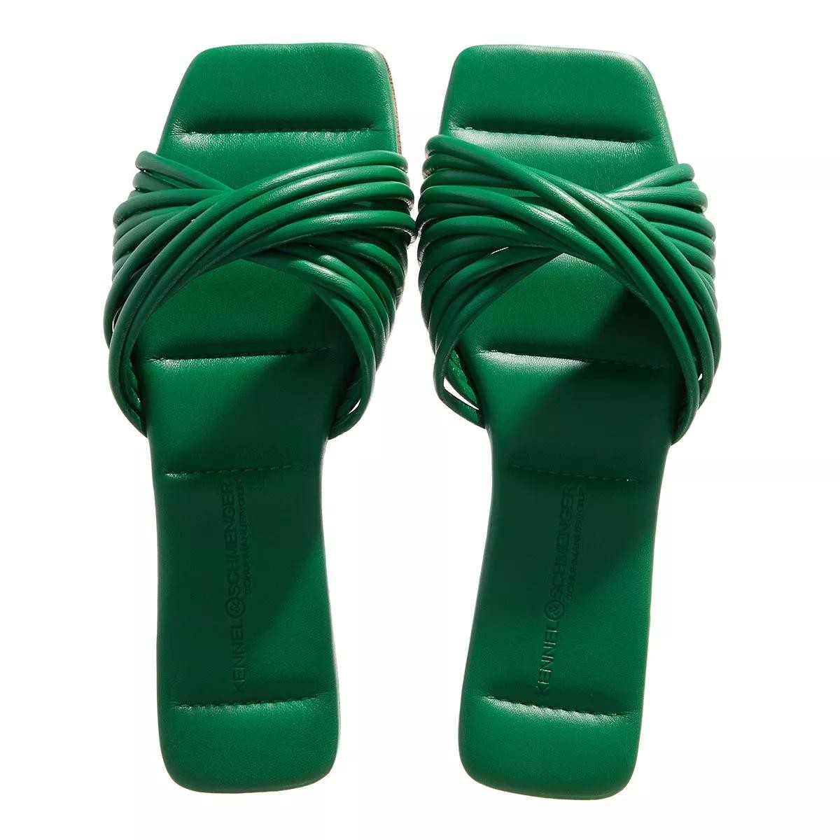 KENNEL & SCHMENGER Komfort Sandalen grün Slide