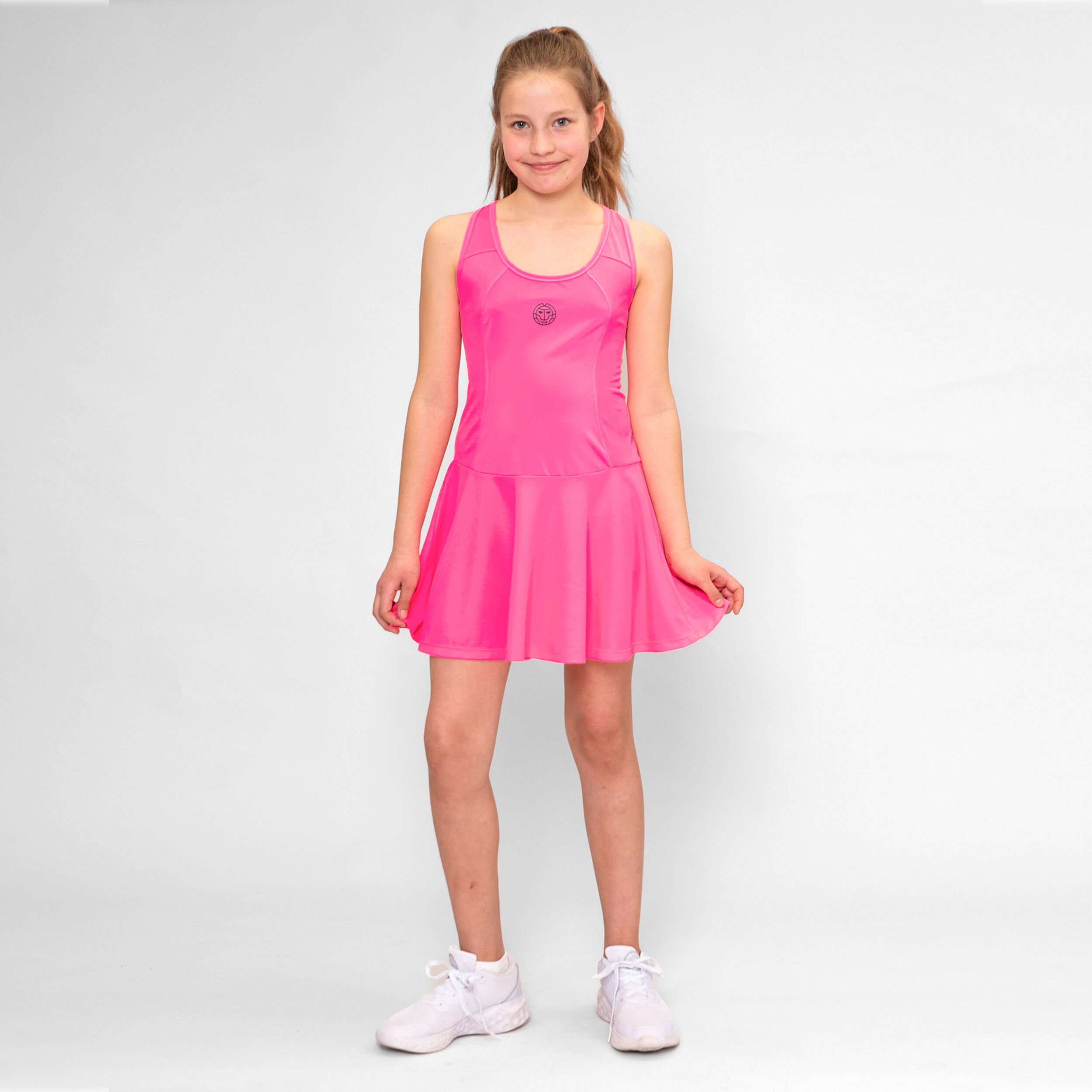 Crew Kleid Mädchen - Pink