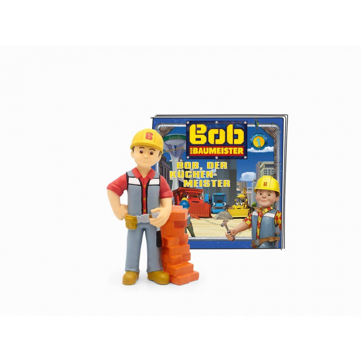 tonies Hörspielfigur Bob der Baumeister-Bob der Küchenmeister, (1-St), handbemalt,magnethaftend,integrierter NFC-Chip