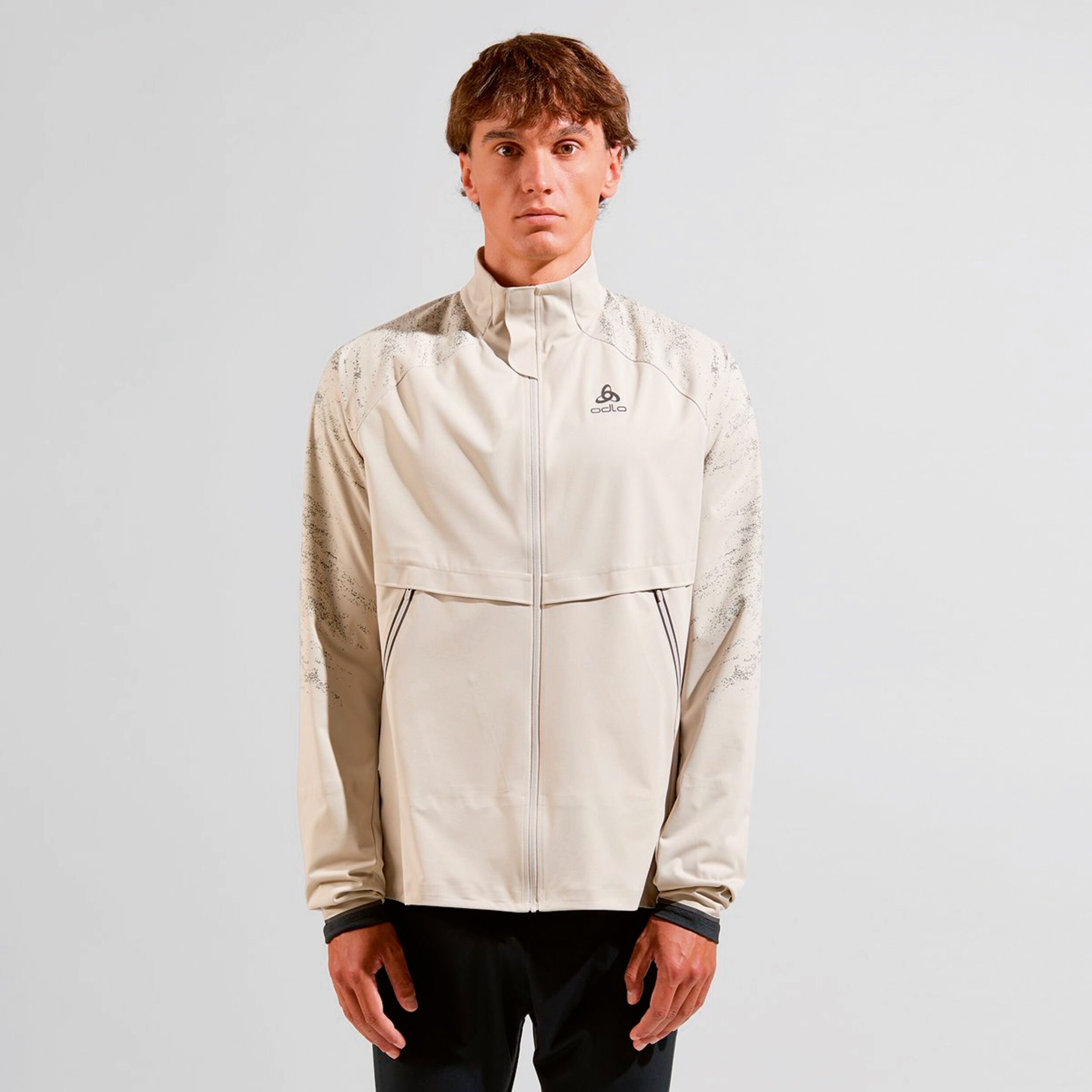 Zeroweight Pro Warm Reflect Laufjacke Herren - Hellgrau
