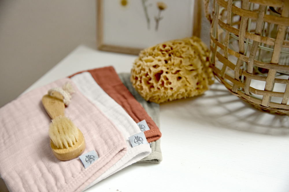 Waschhandschuh Muslin