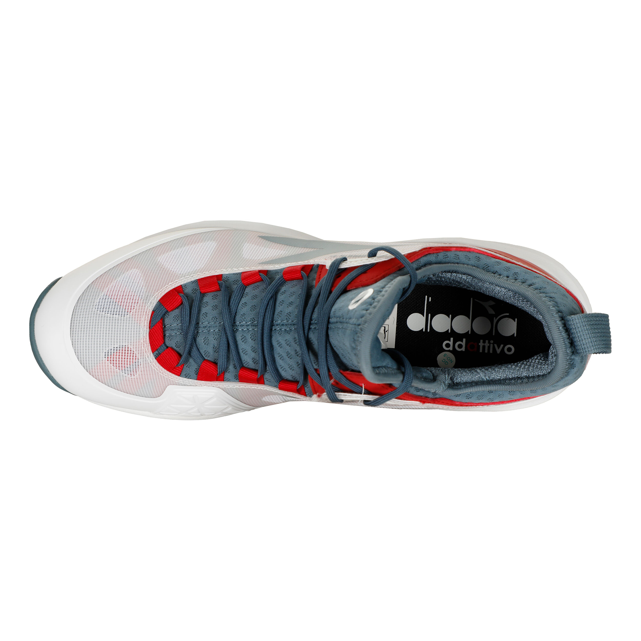 Speed Blushield Fly 4 + Allcourtschuh Herren - Weiß, Petrol