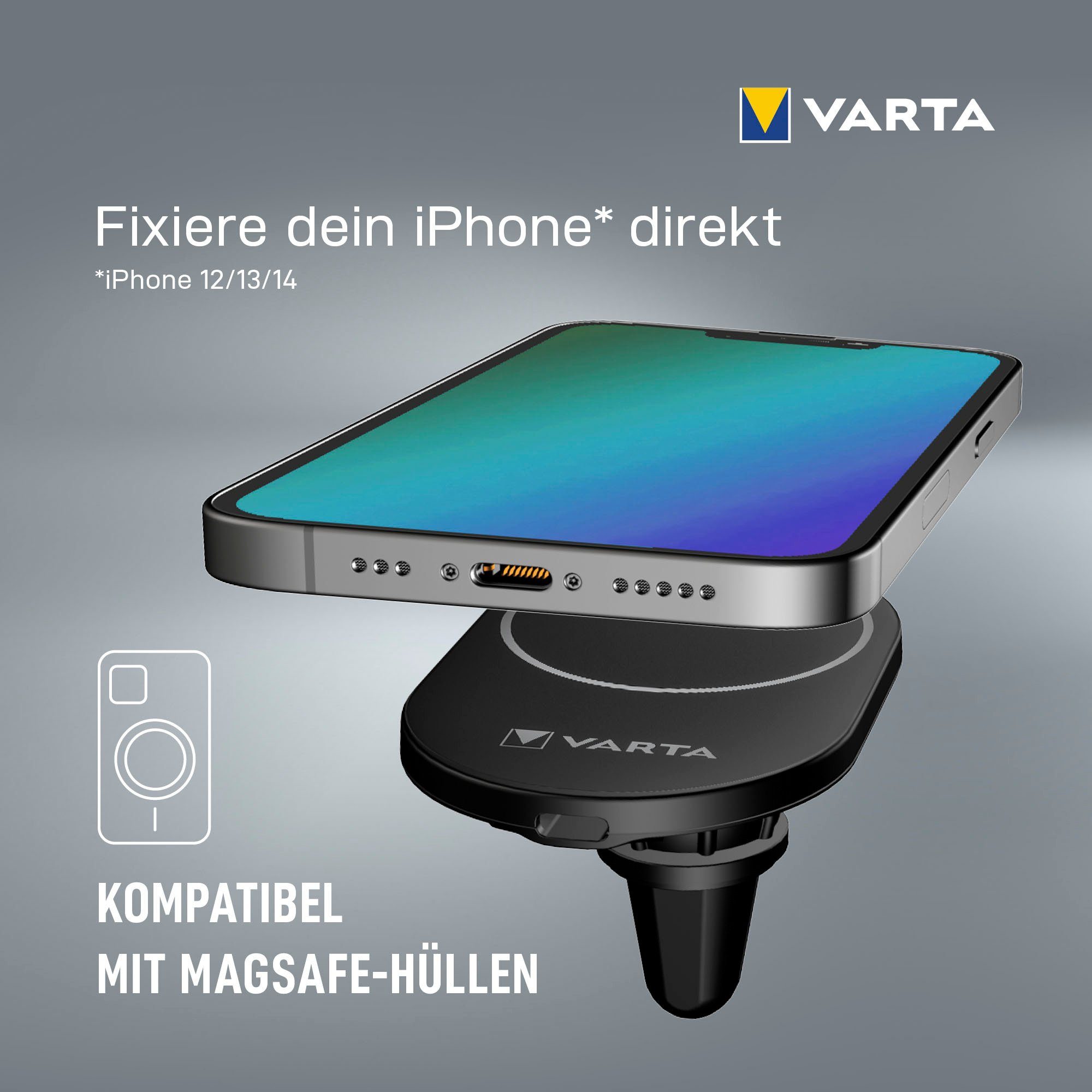 VARTA Mag Pro Wireless Car Autobatterie-Ladegerät