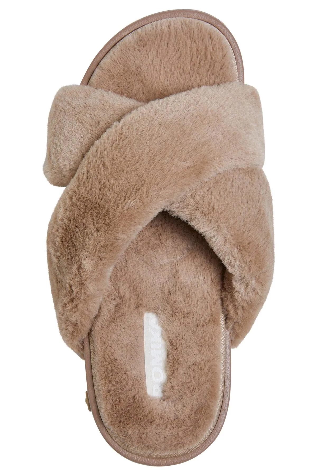 Romika  Damen RO22Q3-W009-023 ROMIKA Women Fake Fur Crossstrap Slide