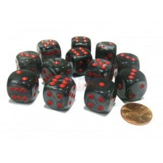 Black-red W6 16 mm (Velvet) (12)