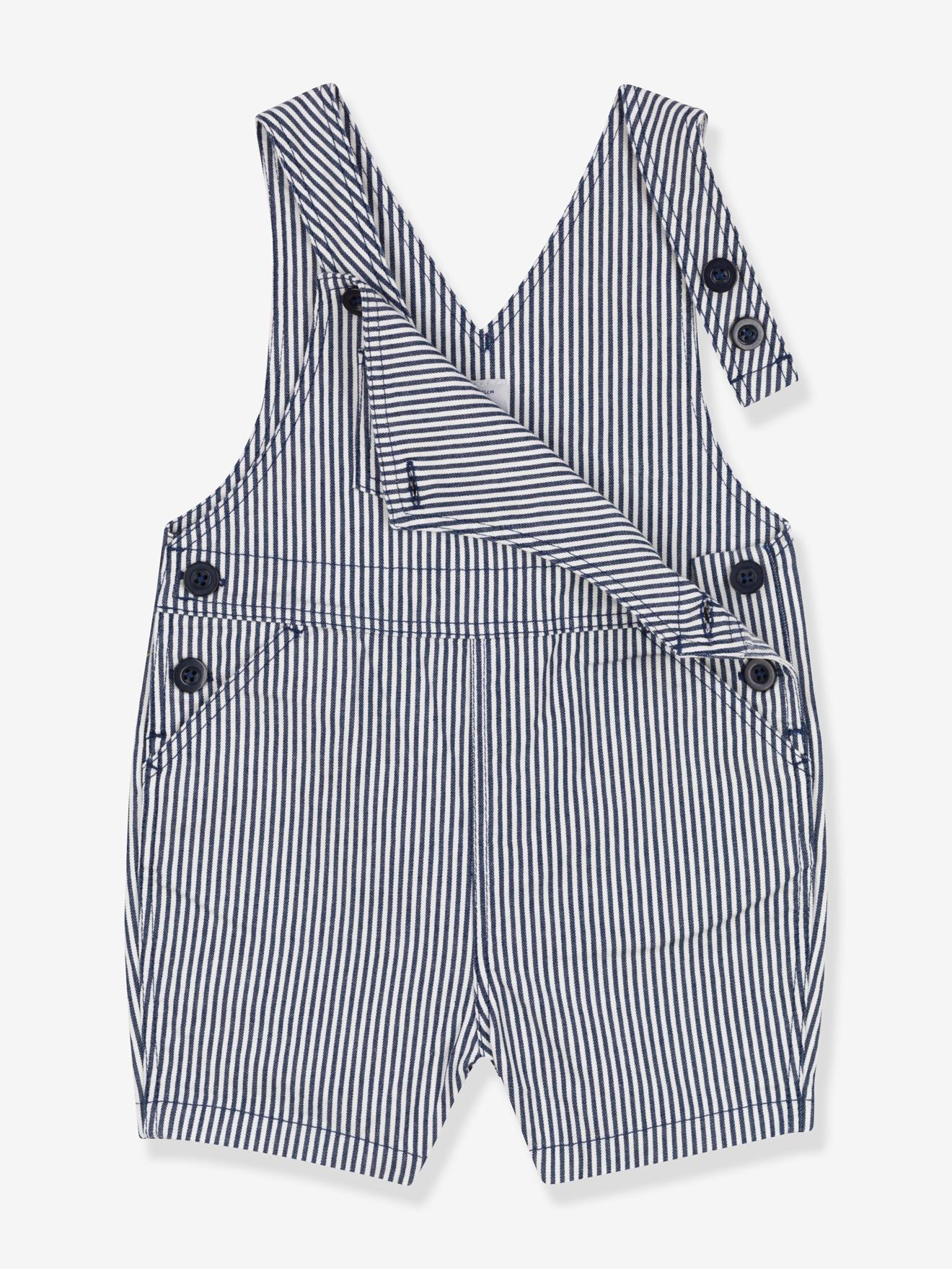 Salopette courte PETIT BATEAU bleu