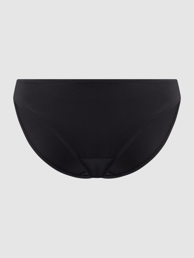 Slip aus Mikrofaser in schwarz