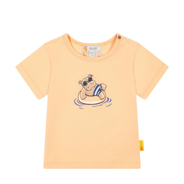 T-Shirt kurzarm, orange für Jungs