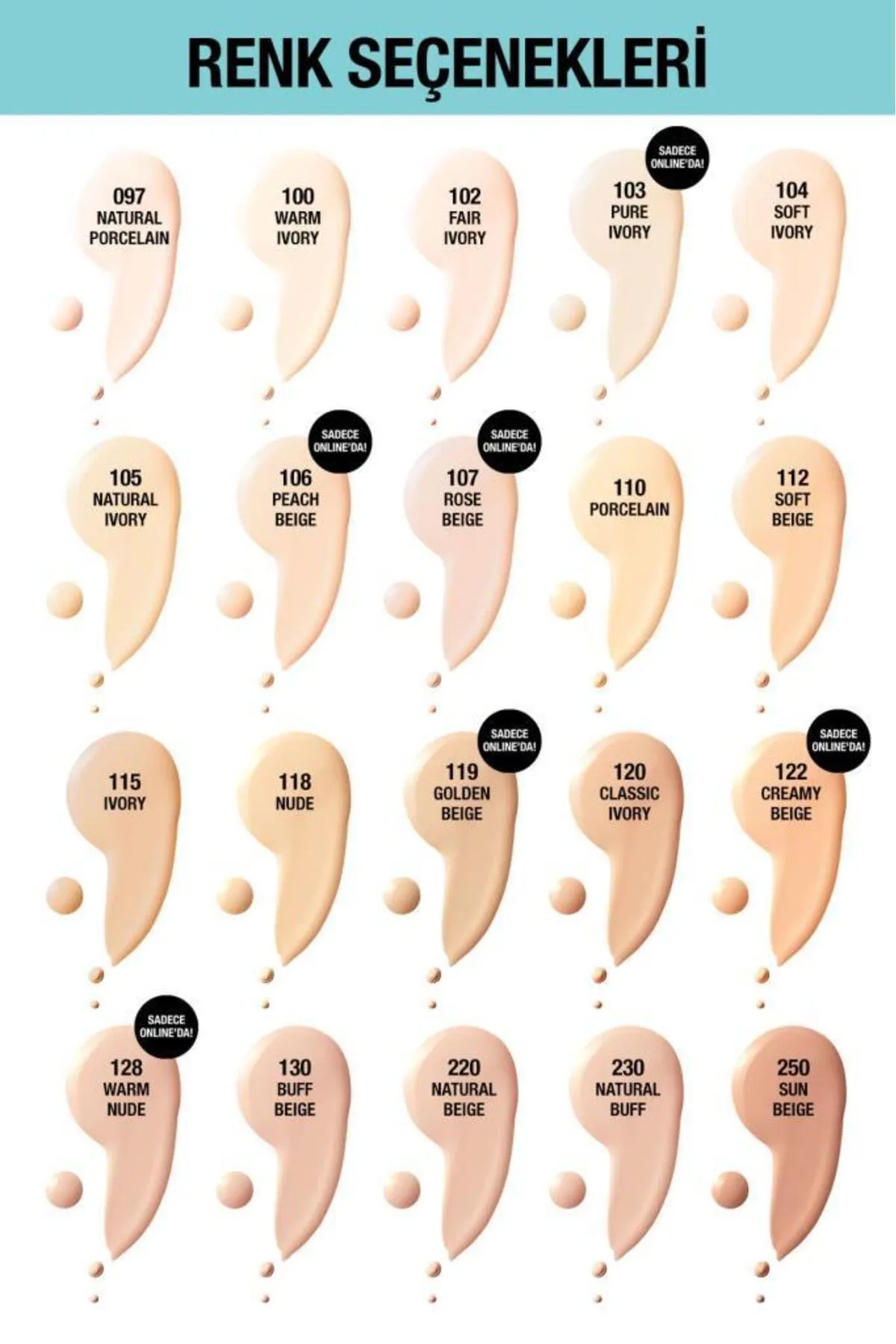Maybelline New York  Fit Me Matte Poreless Foundation – 118 Nude