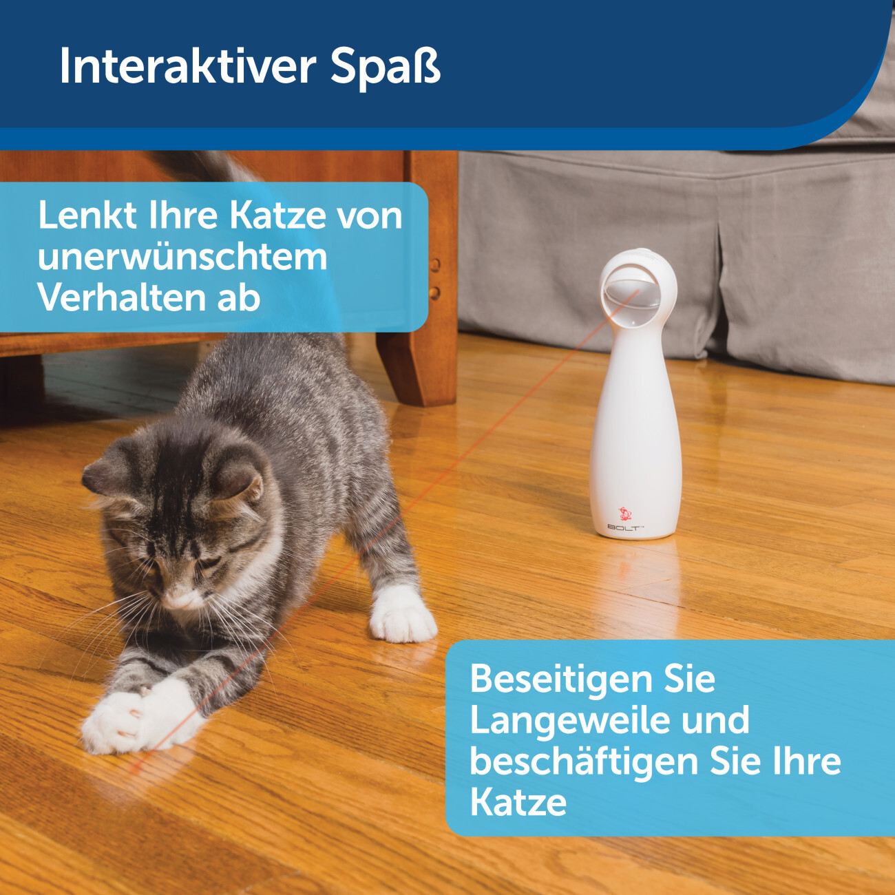 PetSafe Laserpointer & Elektrospielzeug PetSafe FroliCat BOLT Automatisches Laserlicht