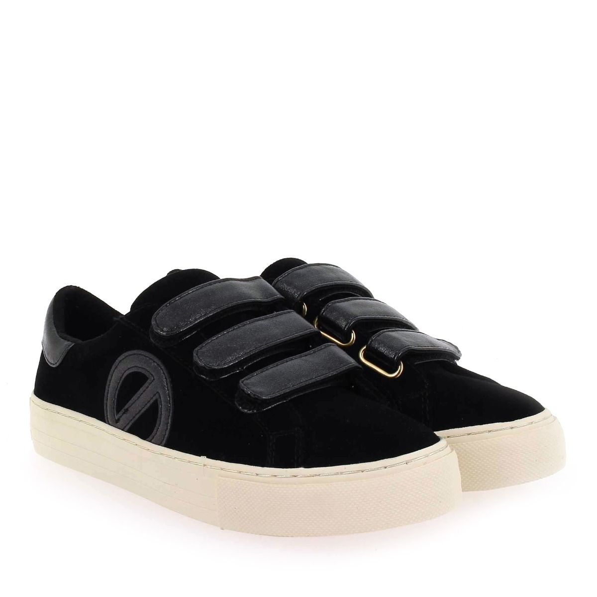 No Name  ARCADE STRAPS SIDE SUEDE H23 - Noir