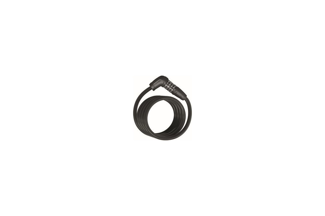 Abus Numero 5510C/180 BK SCMU Spiralkabelschloss