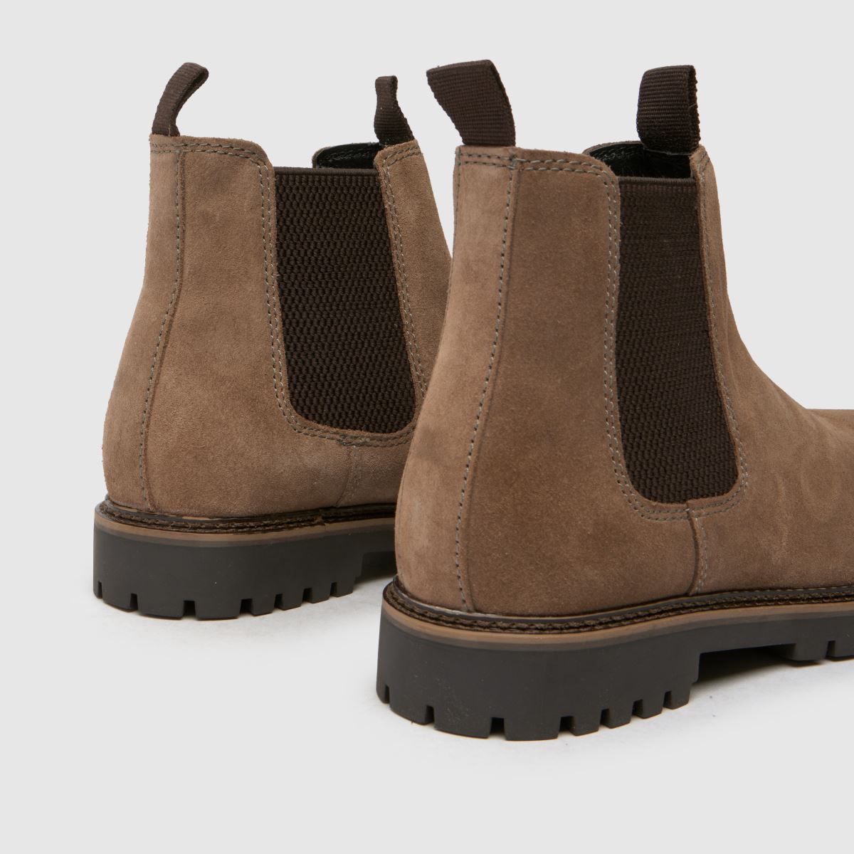 Schuh Dawson velúr chelsea csizma szürke színben