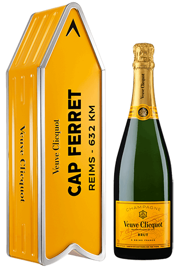 Veuve Clicquot : Brut Carte Jaune Coffret Cap Ferret