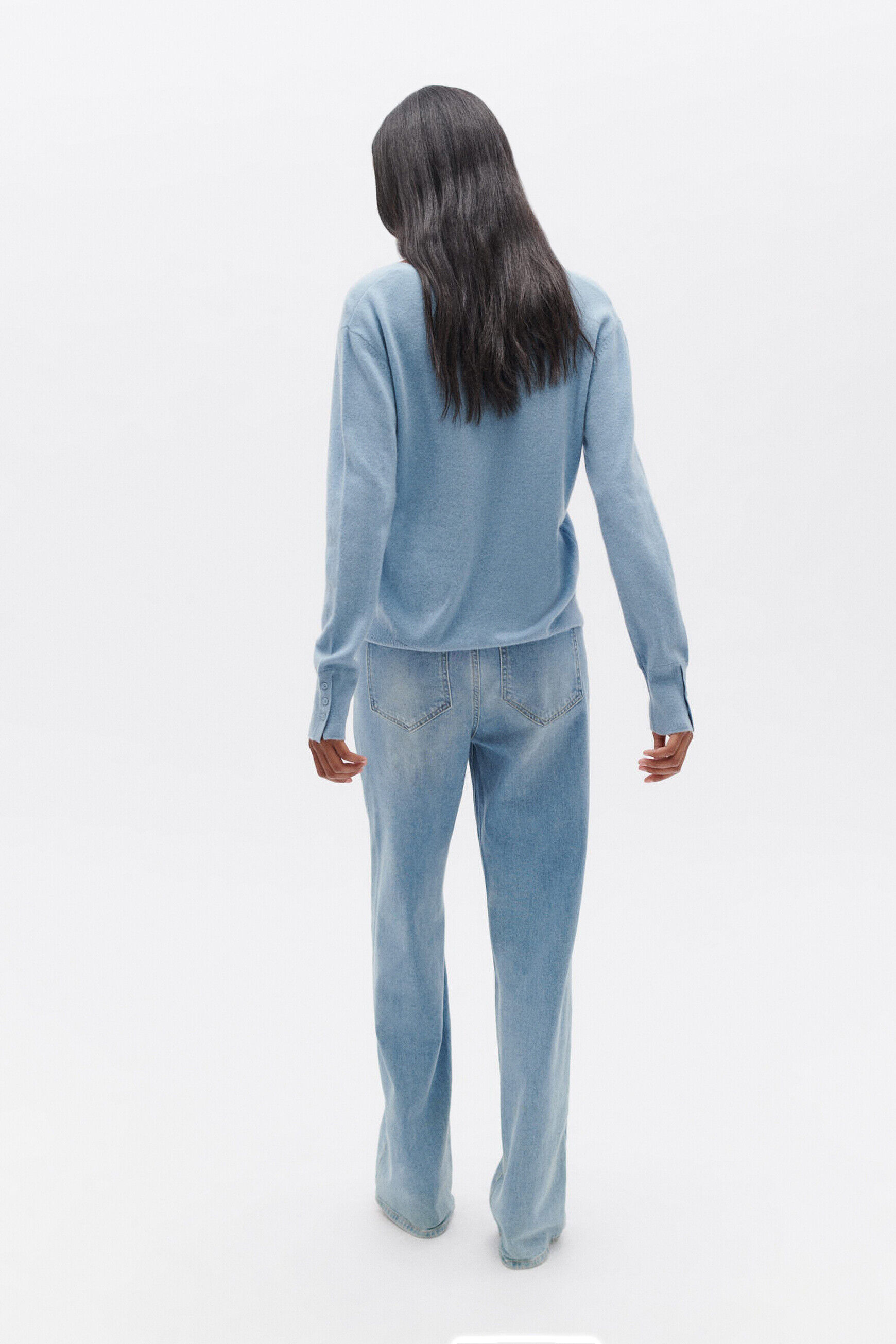 Pull marianne bleu ciel femme