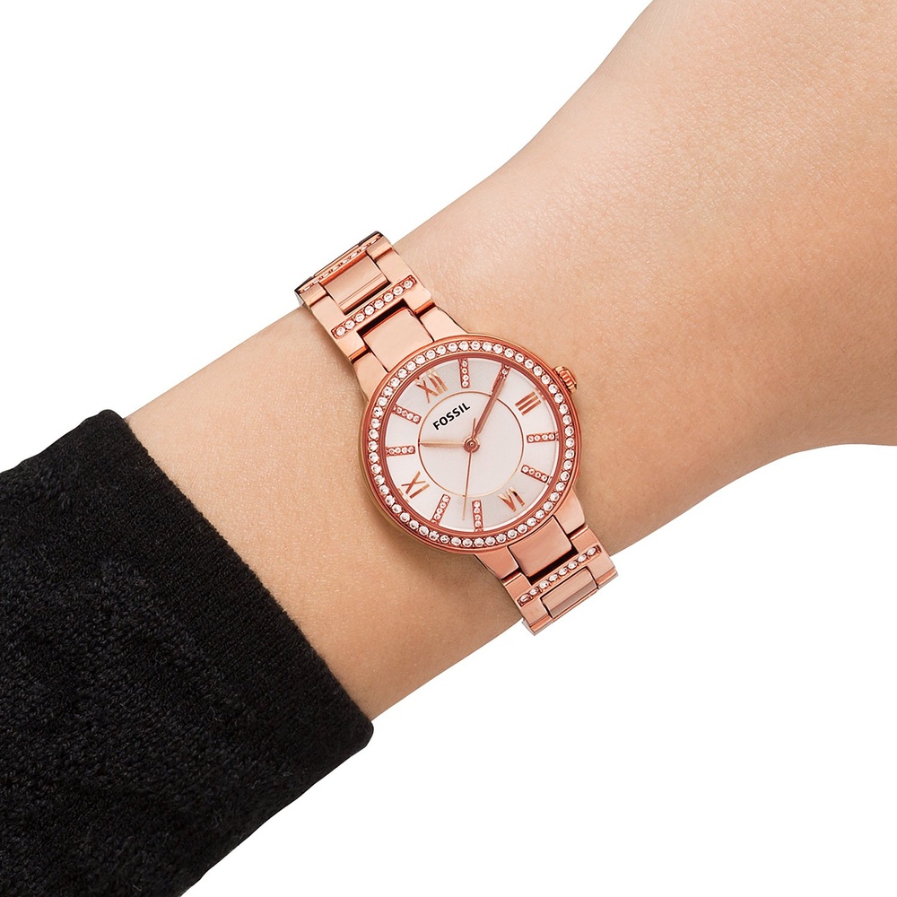 Fossil Montre pour femme Acier inoxydable Montre