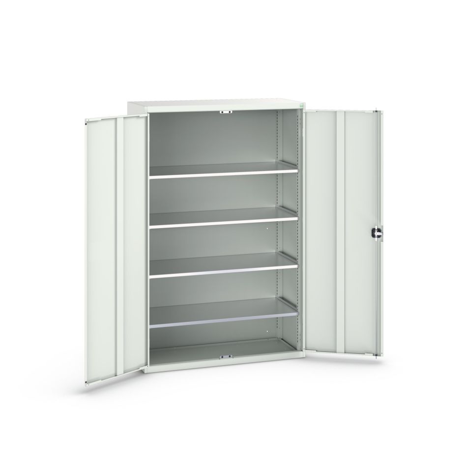 Bott 16926653.16 Verso systemskåp 1300x550x2000mm 4 hyllplan RAL 7035