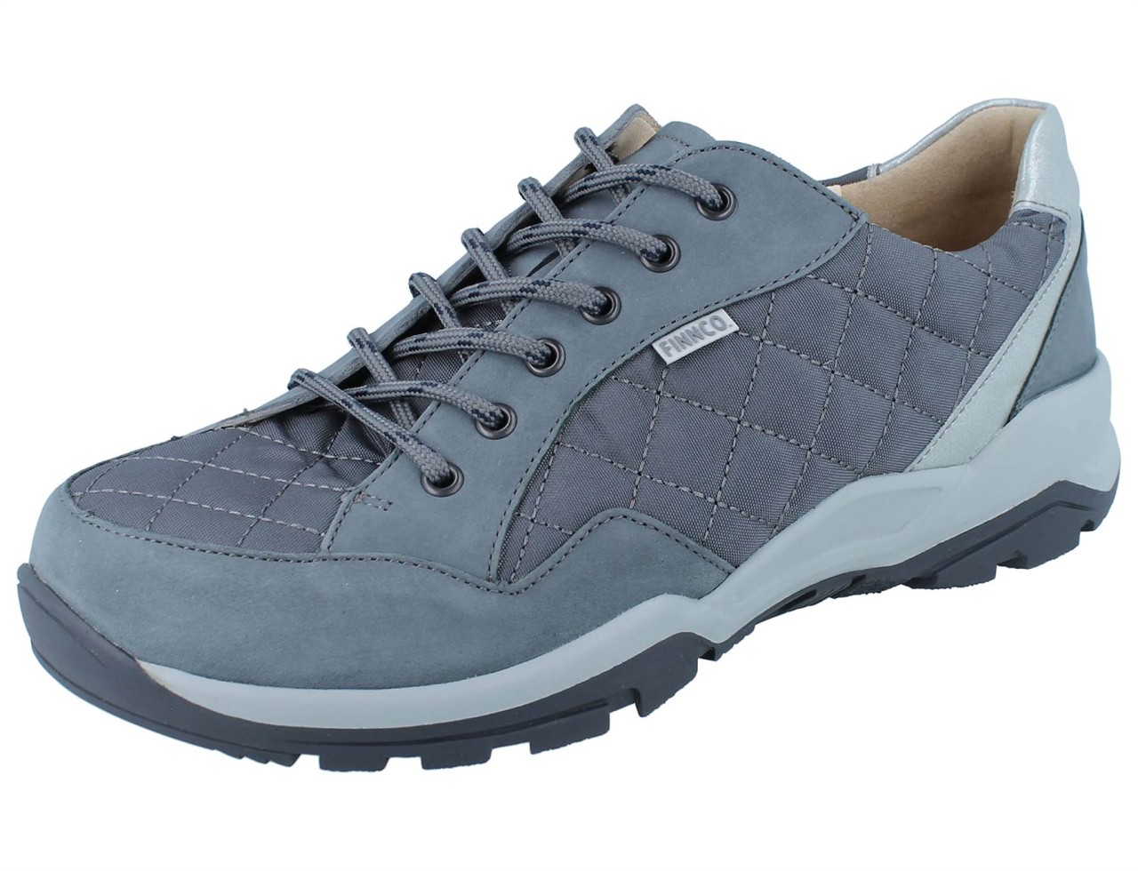 FINN COMFORT Freizeit Schnürer grau