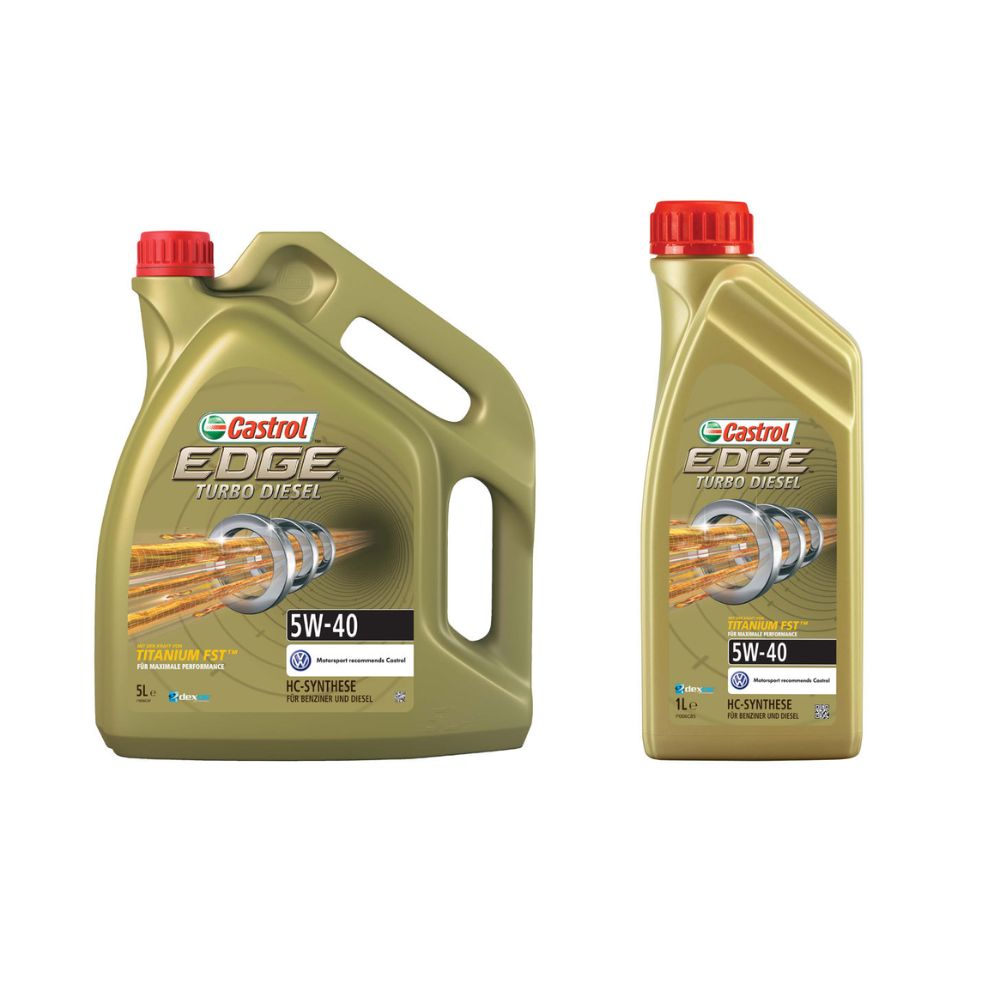 Castrol Edge Turbo Diesel 5W-40 Motoröl mit Titanium FST, 5 + 1 Liter - ATU