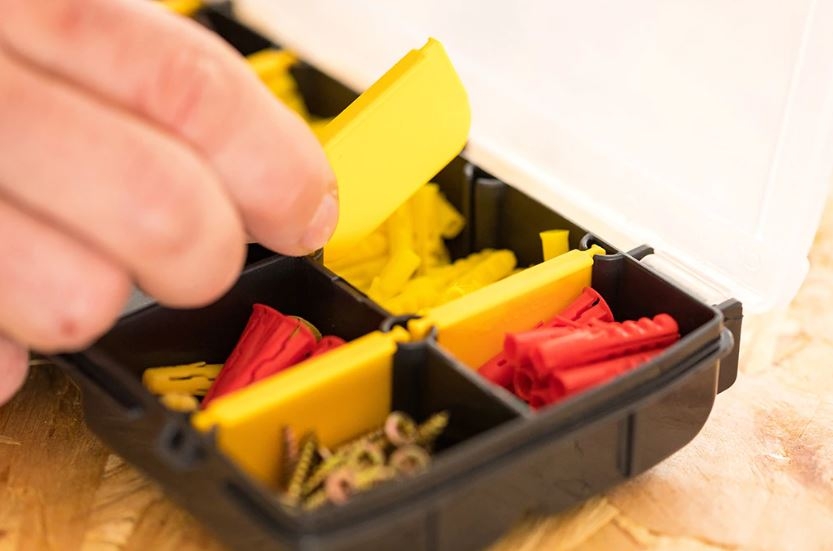 Organizador básico Stanley STST81679-1 ® con 10 compartimentos