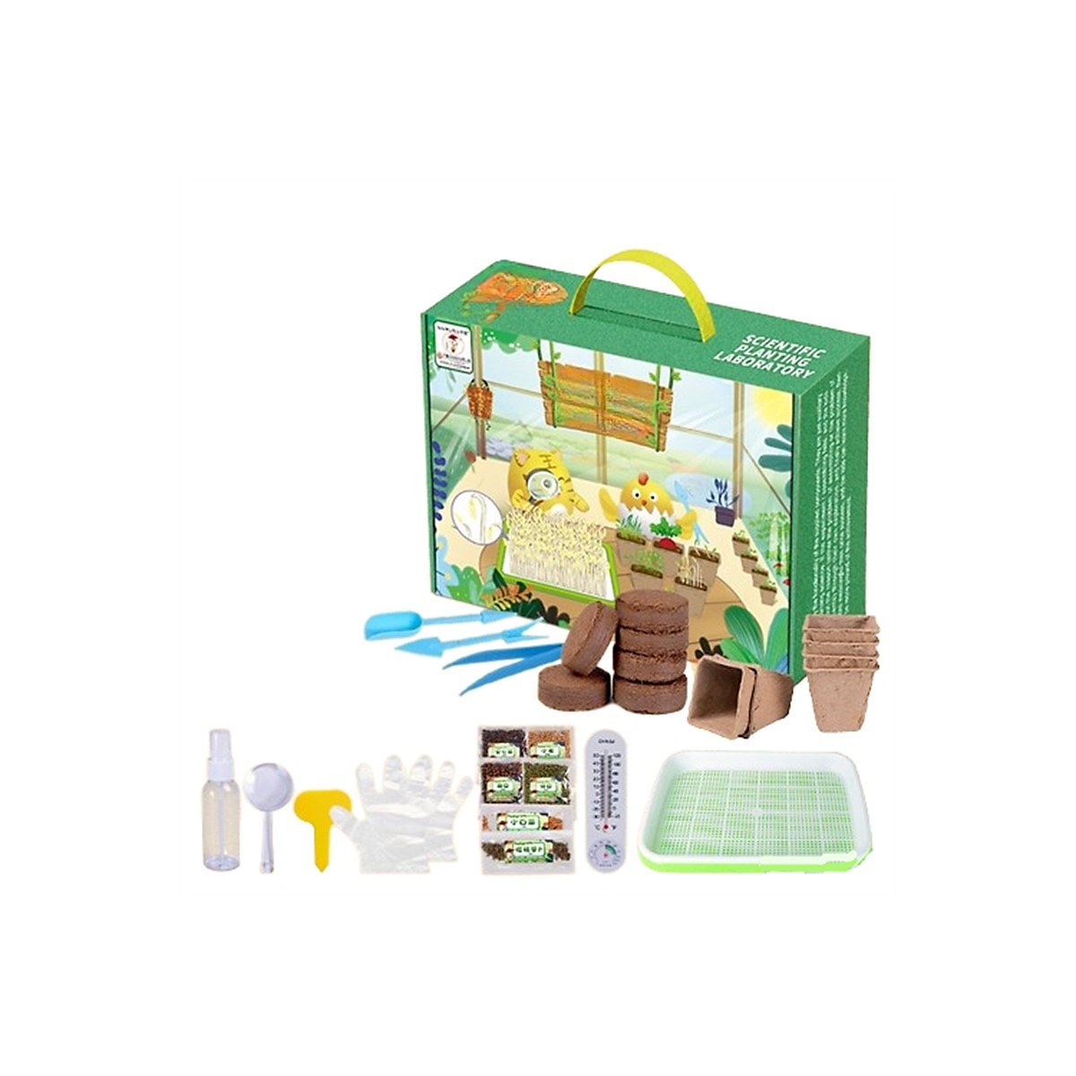 DIY Mini-Experimentierkasten für Kinder im Topf Experimentierkasten für Kinder zur Pflanzenkunde Mini-Experimentierkästen