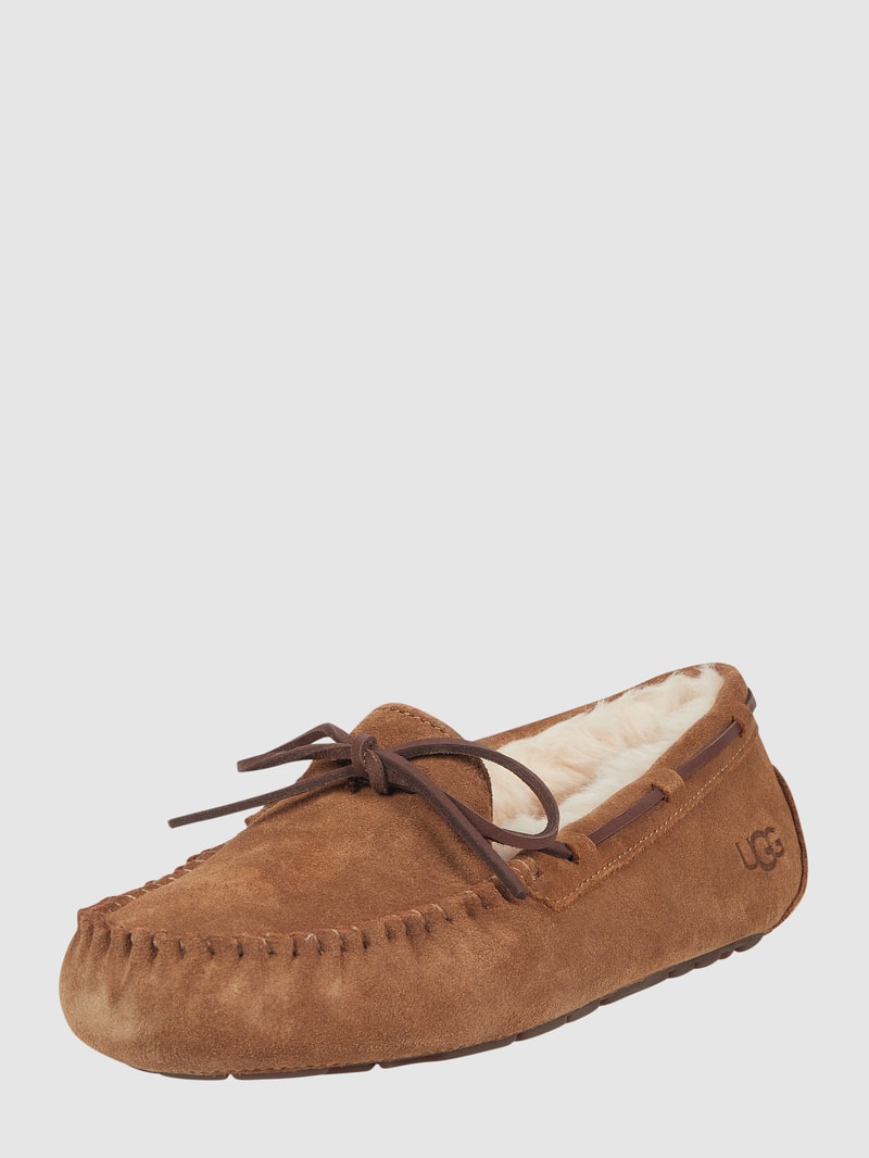 Mokassins mit Zierbesatz Modell 'DAKOTA' in camel