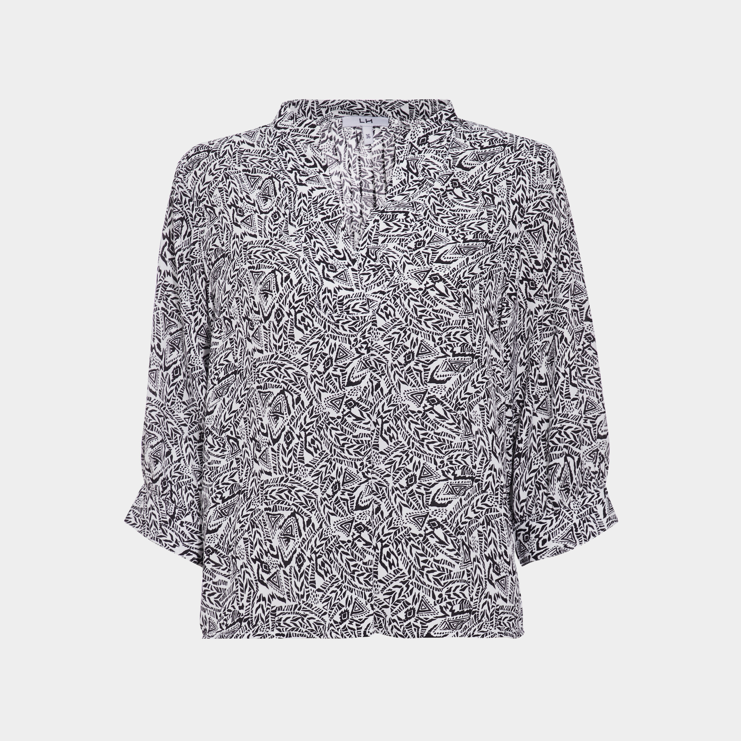 Chemise à manches 3 4 ecru femme | La Halle