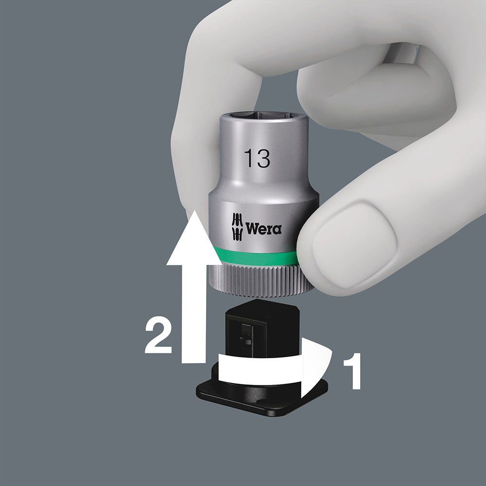 Wera 8100 SB 8 Zyklop Metal-Knarrensatz (3/8