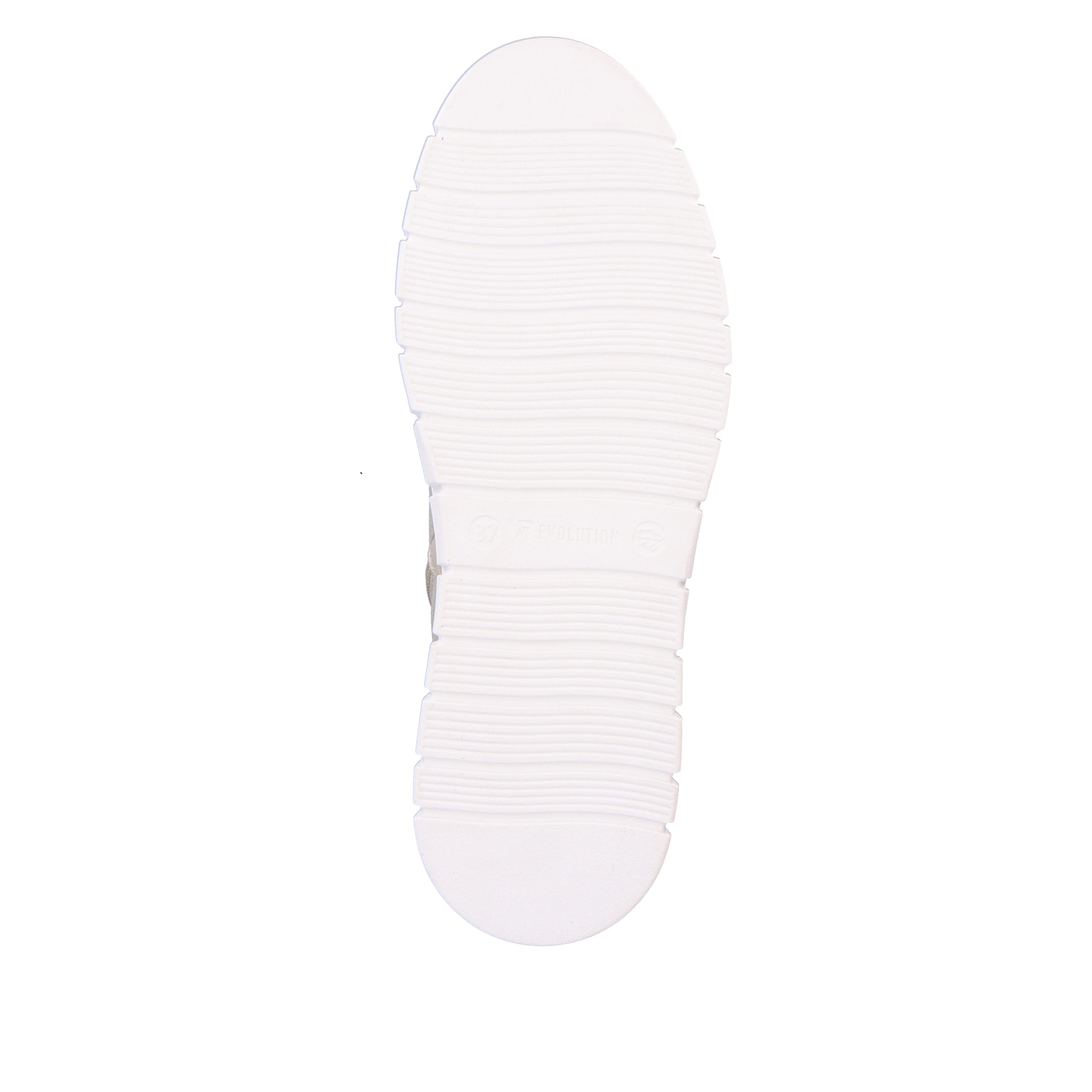 Rieker Damen Sneaker High glittery-gold frost-white